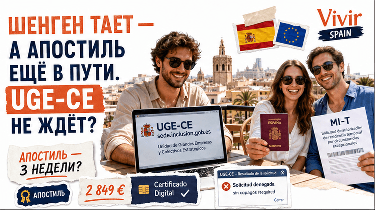 Чек-лист документов для ВНЖ цифрового кочевника в Испании: подача через UGE-CE
