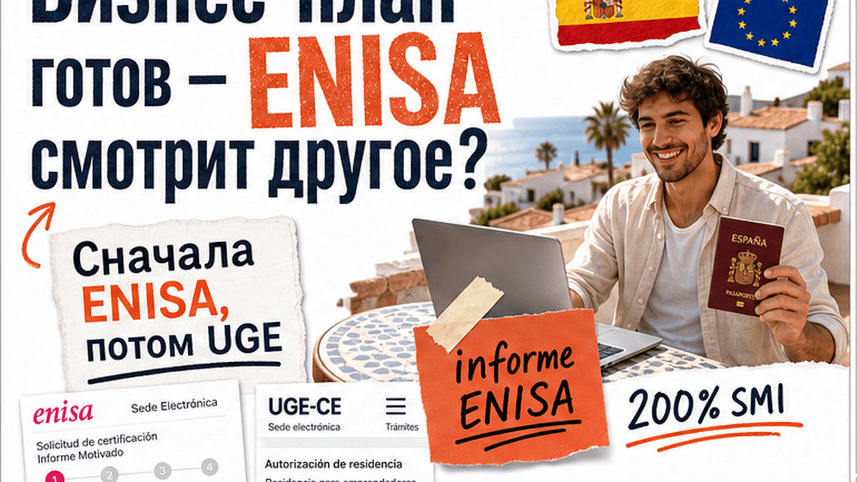 Стартап-ВНЖ в Испании: чек-лист документов ENISA и подачи через UGE-CE