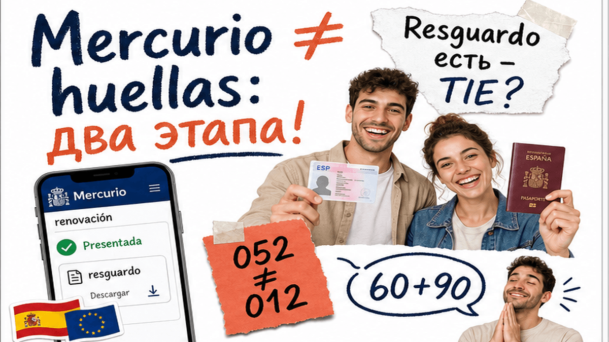 Как продлить ВНЖ в Испании через Mercurio: чек-лист документов и сроков 2026